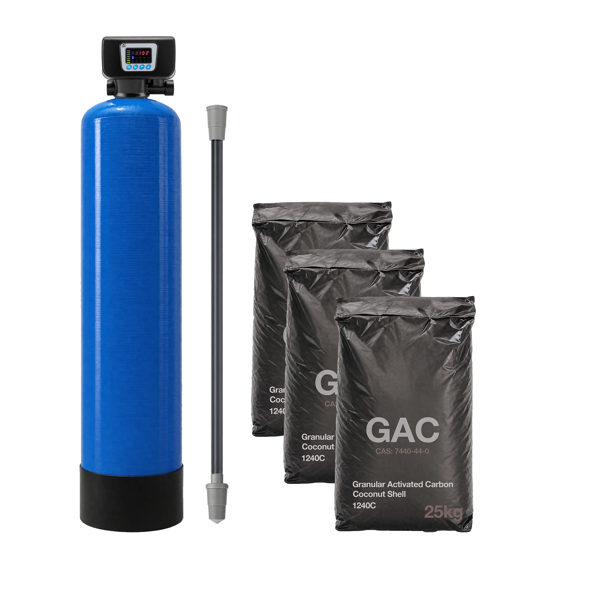 GAC 13X54  Activated Carbon Block 80 Litre FRP with Auto Backwash