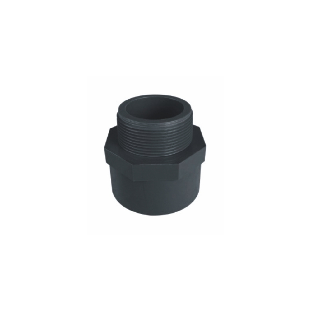 uPVC SOLVENT WELD MALE ADAPTOR DOUBLE SIZE